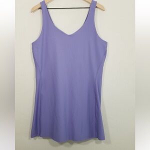 Like New Old Navy PowerSoft Active Dress with Built in Shorts Purple Size XL